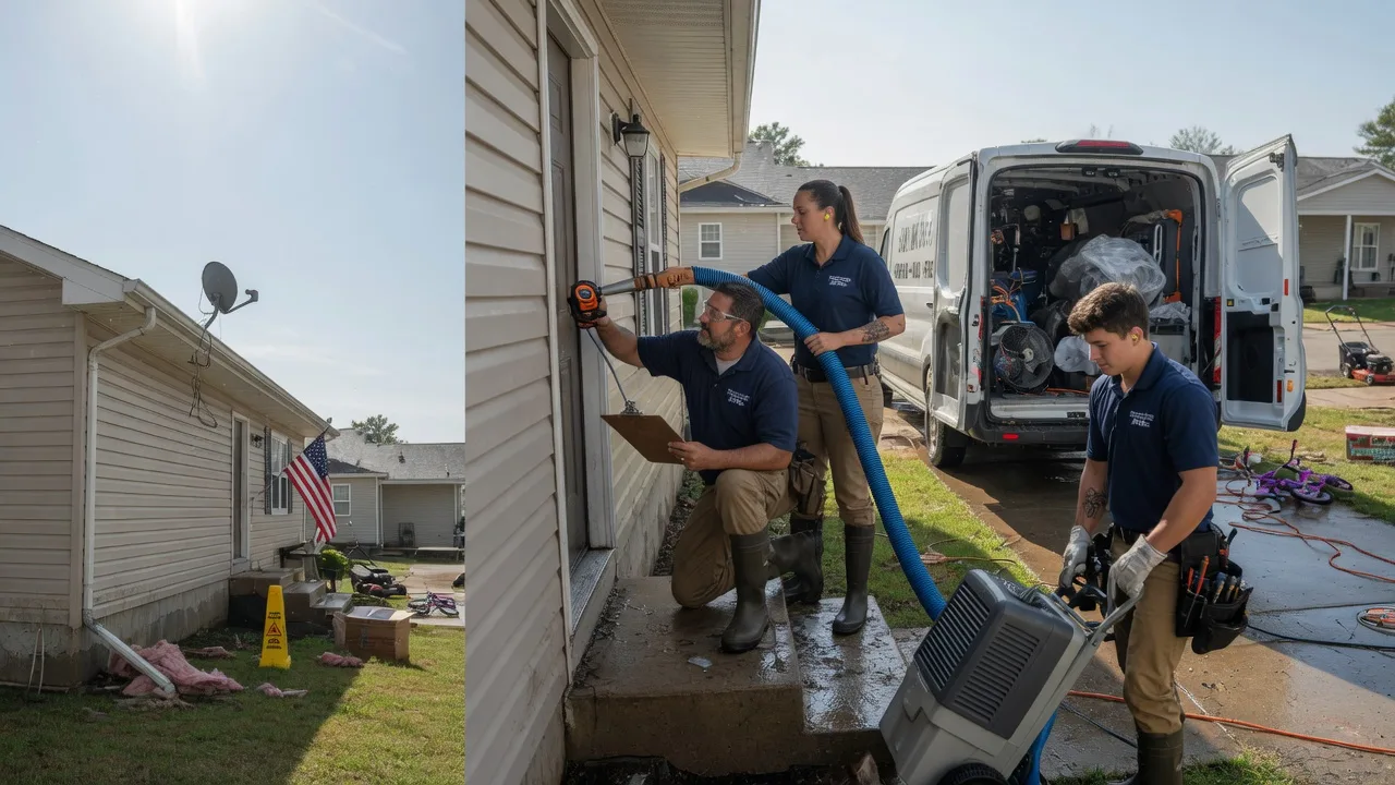 Ceiling Water Damage Restoration in Quantico, VA near me
